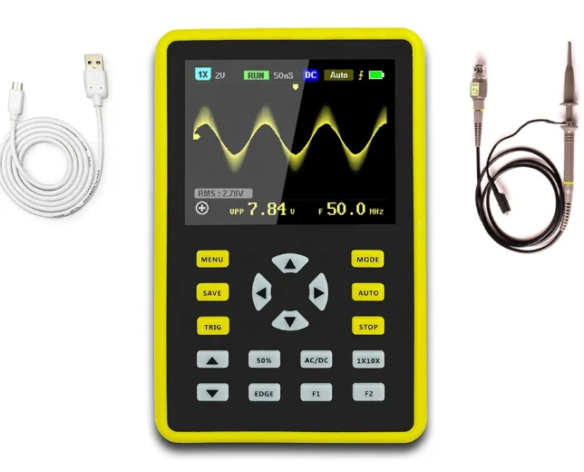 2,4-дюймовый экран цифровой осциллограф FNIRSI-5012H 500 мс/с частота дискретизации 100 МГц аналоговая полоса пропускания Поддержка сигнала для хранения
