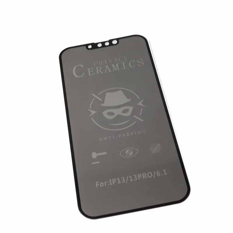 Peep proof 100D Ceramics High Definition Protector Film Peep proof Screen Film for IPhone 13 12 11 Pro Max Mini SE  Xs Xr