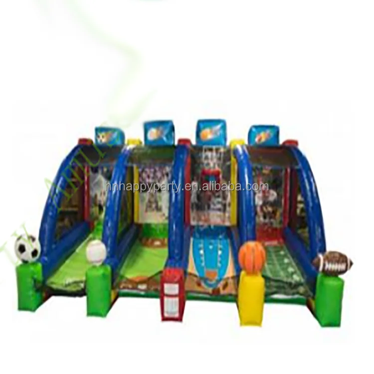 PVC inflatable basketball carnival sports interactive kids ball shoot sport games