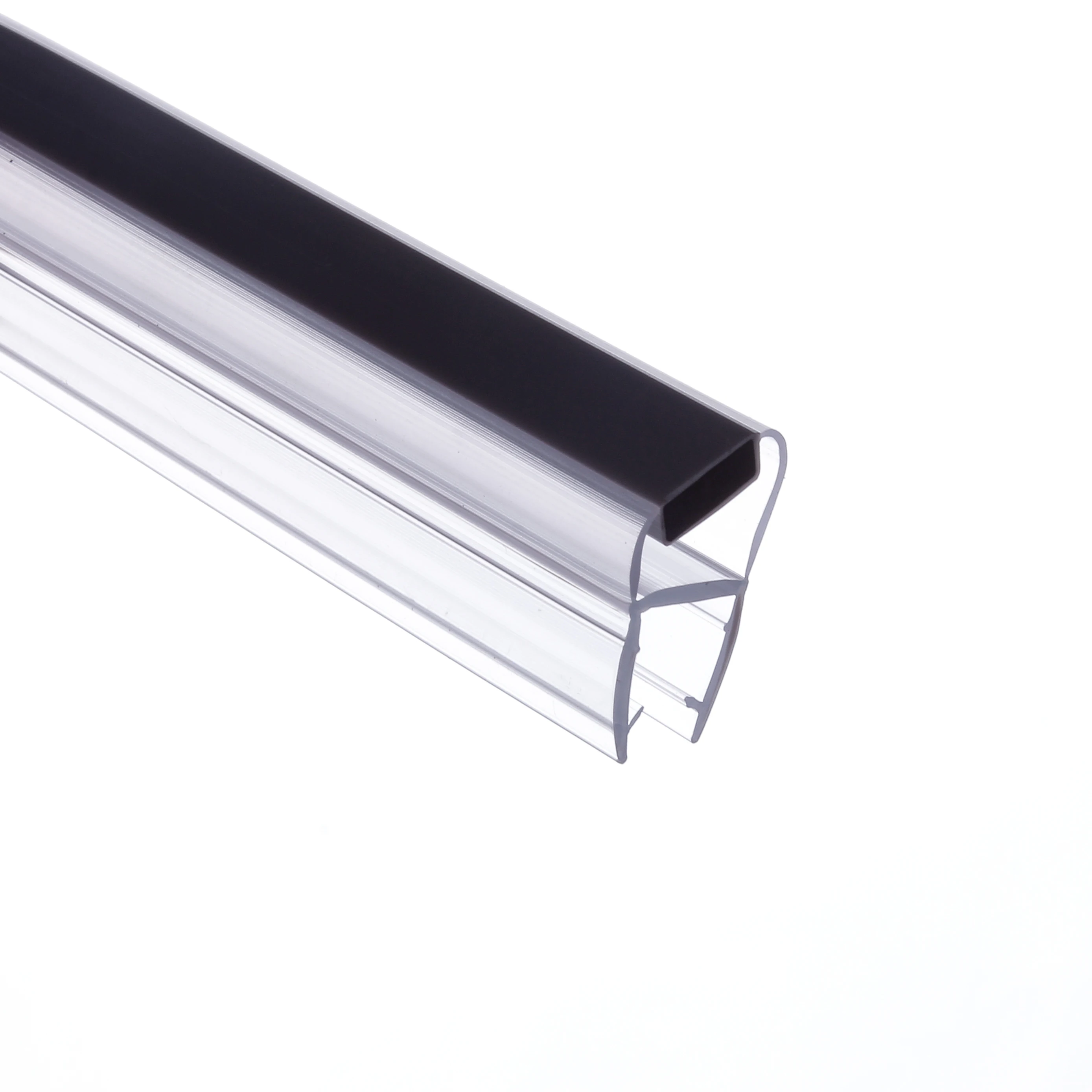 Hot sale Bathroom Glass door 135 degrees Magnetic Seal Strip Shower door transparent Waterproof seal strip