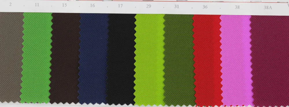1260D 1260 denier double strand ballistic nylon waterproof fabric with  pu twice coated