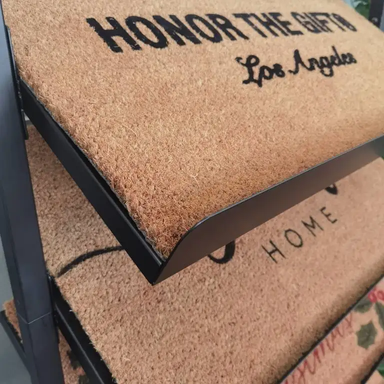 Coconut Coir Display Stand Door Mats Doormats Shelf