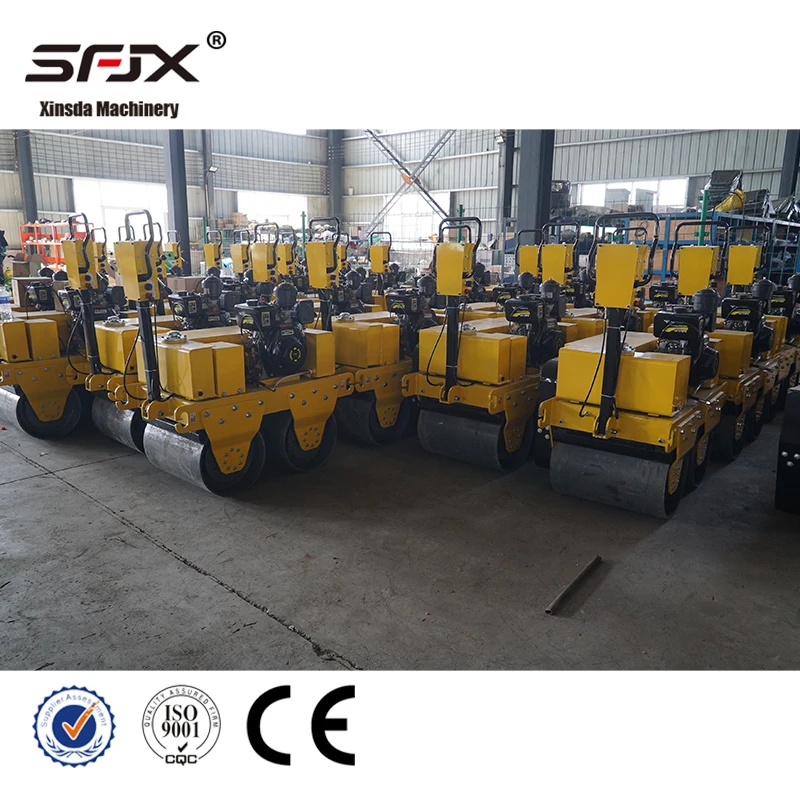 VR600B Asphalt mini Road Roller Compactor Small Road Roller Machine diesel engine