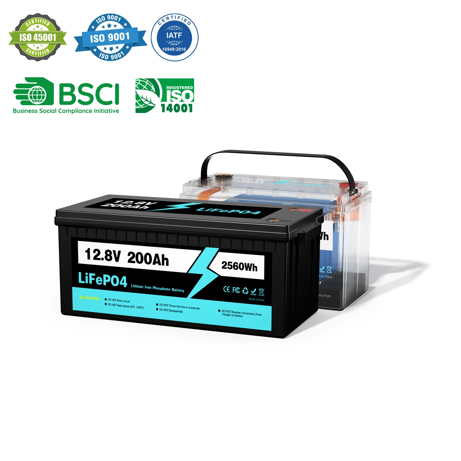 Аккумулятор LifePo4 12 В 24 48 50 А/ч 100 200
