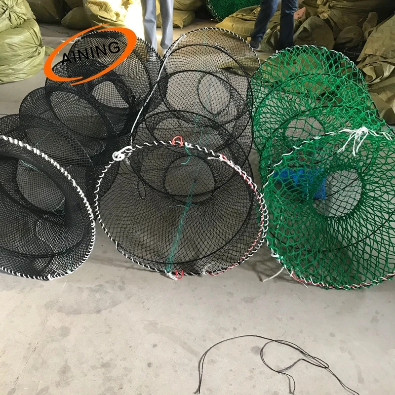 Заводская конкурентоспособная цена ловушка для крабов складная креветок рыболовная клетка