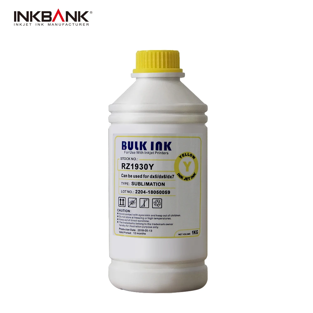 Bulk ink  RZ1920 RZ1963 Heat Transfer  printing  sublimation ink Used for epson 4720 i3200 DX5 DX7