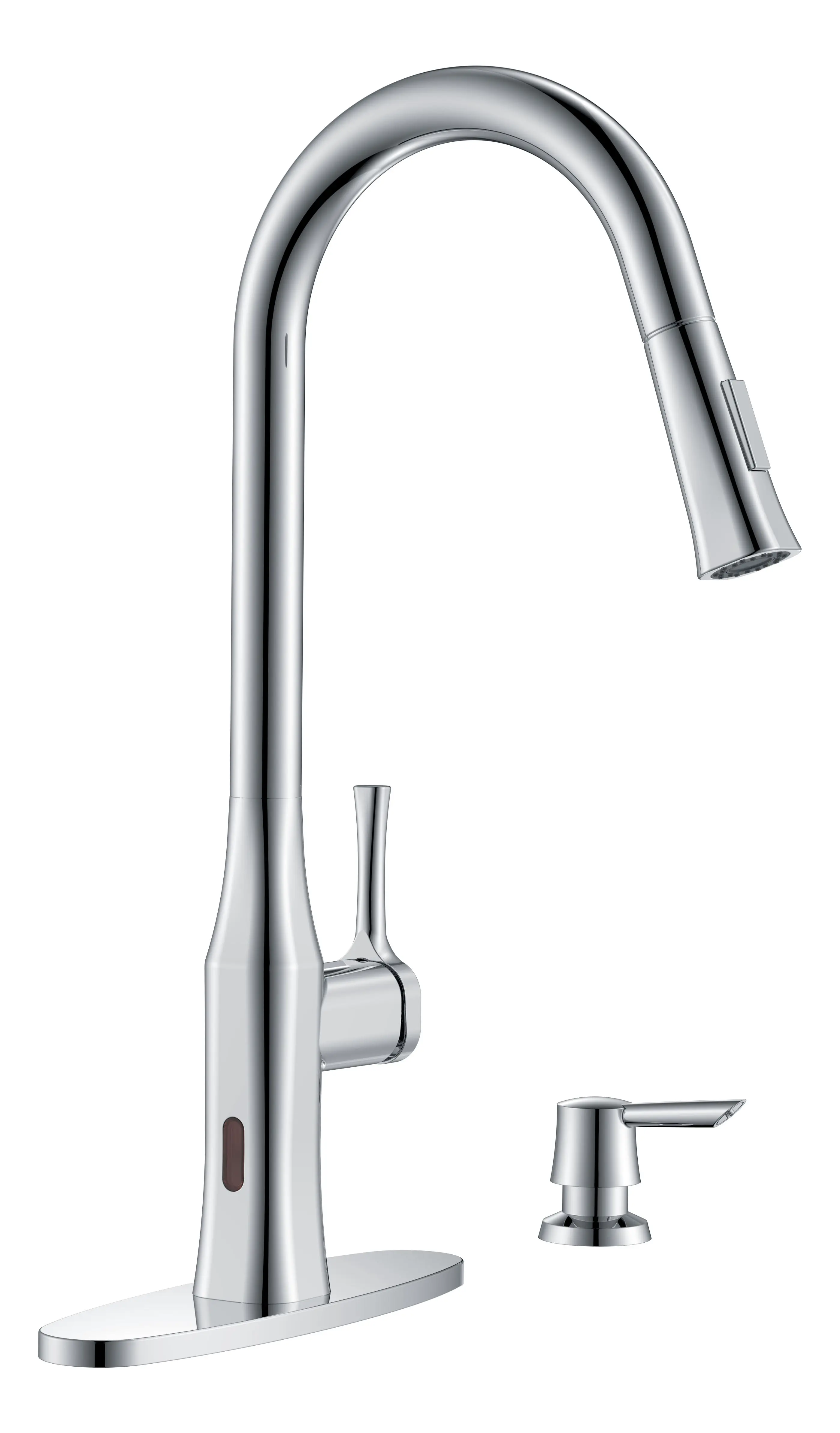 High-end Countertop Deck Mounted No Handle No Touch Water Tap Hand Free Automatic Induction Faucet