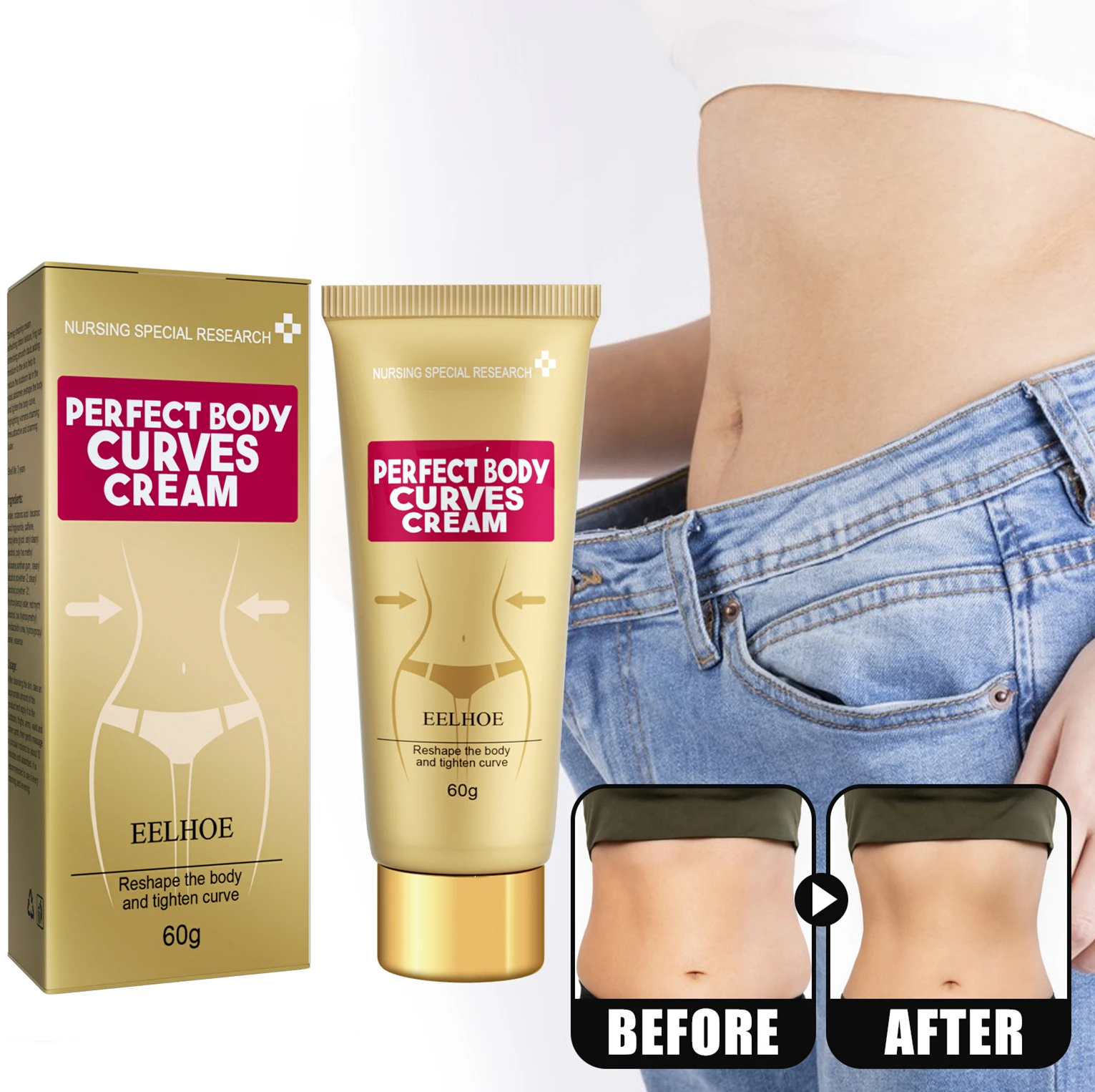 Wholesale Best Hot Body Slimming fat burner for tummy perfect body curves cream