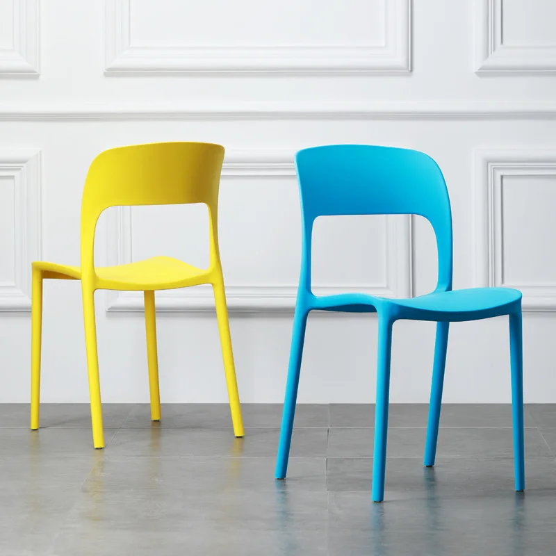 
Dining Chair Colorful Nordic Wholesale Ring Back Restaurant Furniture Upholstered French Living Room Plastic Dining Chair 