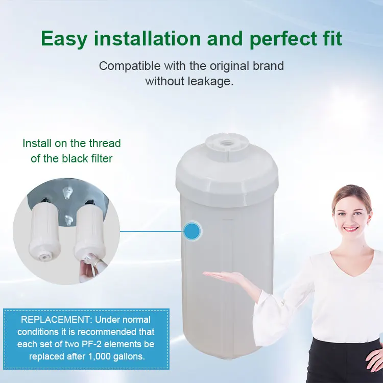 Фильтр для воды с гравитационным питанием 2 черных сменных фильтра и фторидных