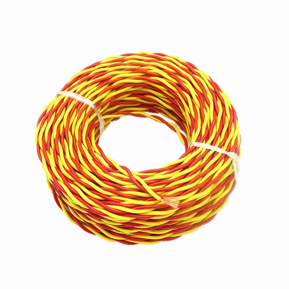 RVS CCA COPPER  450/750V Cable Wire Twin Color Twisted PVC Twisted Pair Electrical Wires