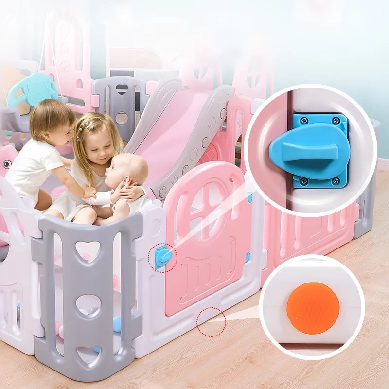 Baby Kids Playpen Indoor Playgrounds Family Amusement Park Baby Fence Game Center Child Safety Fence Barriere De Securite Enfant