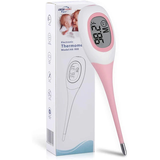 Home Intelligent 8-second soft-headed infant rapid electronic thermometer