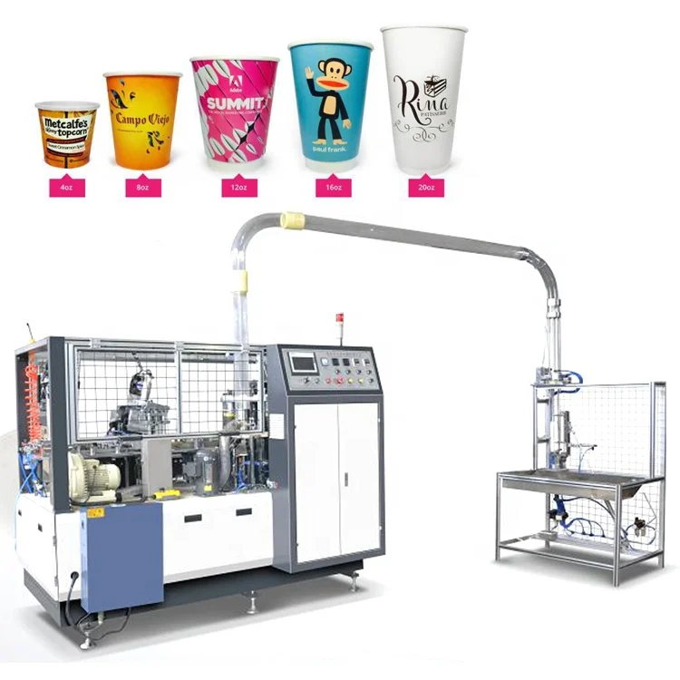 Factory supply china manufacturer fully automatic prices paper cup making machine
