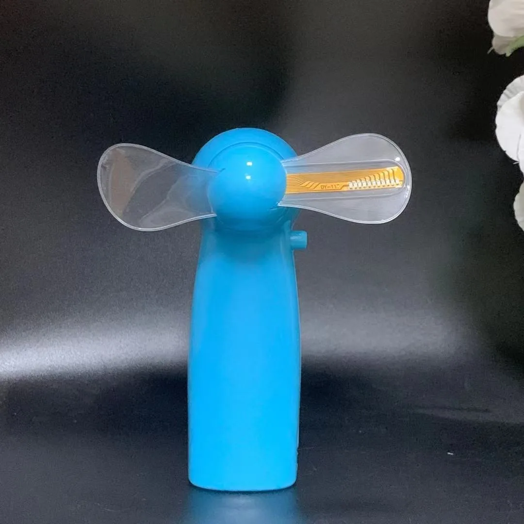 Wholesale Flash Fan Led Mini Light Flash Fan Advertising Promotion Complimentary Handheld Usb Flash Fan