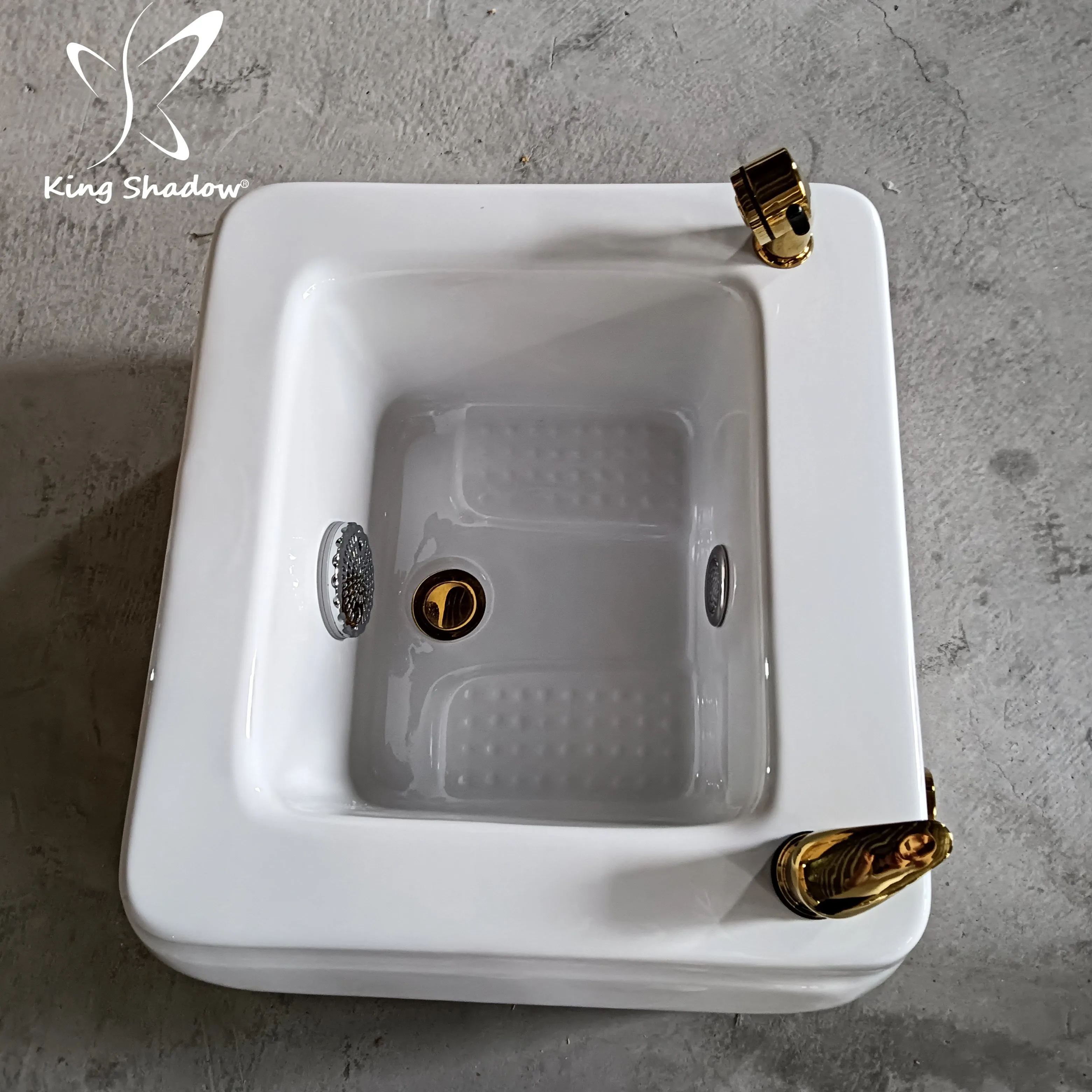 Modern spa chair pedicure electric manicure massage foot spa bowl for pedicure chair