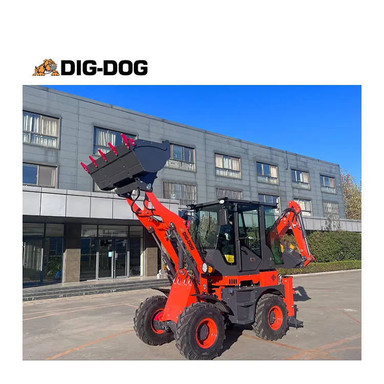 Chinese high quality Mini Backhoe Wheel Loader Automatic Yunnei Engine