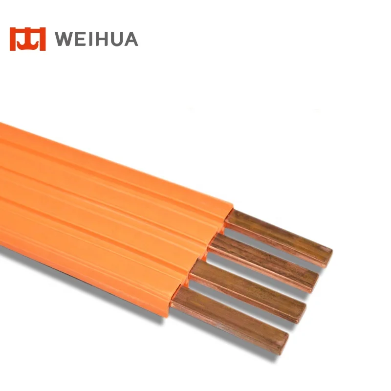 Weihua безопасный бесшовный силовой проводник с токовым коллектором для мостового крана