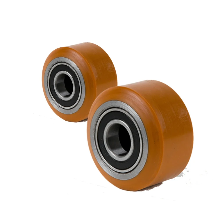 Professional Factory Widely Application 3 wheel roller skates Custom High Performance PU Small Rubber Coated Steel Wheel