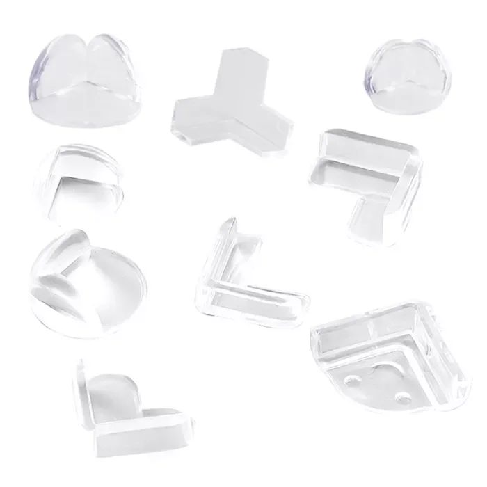 Мягкие прозрачные накладки на углы стола для дома, силиконовые формы, прозрачные L-образные защитные углы для безопасности детей