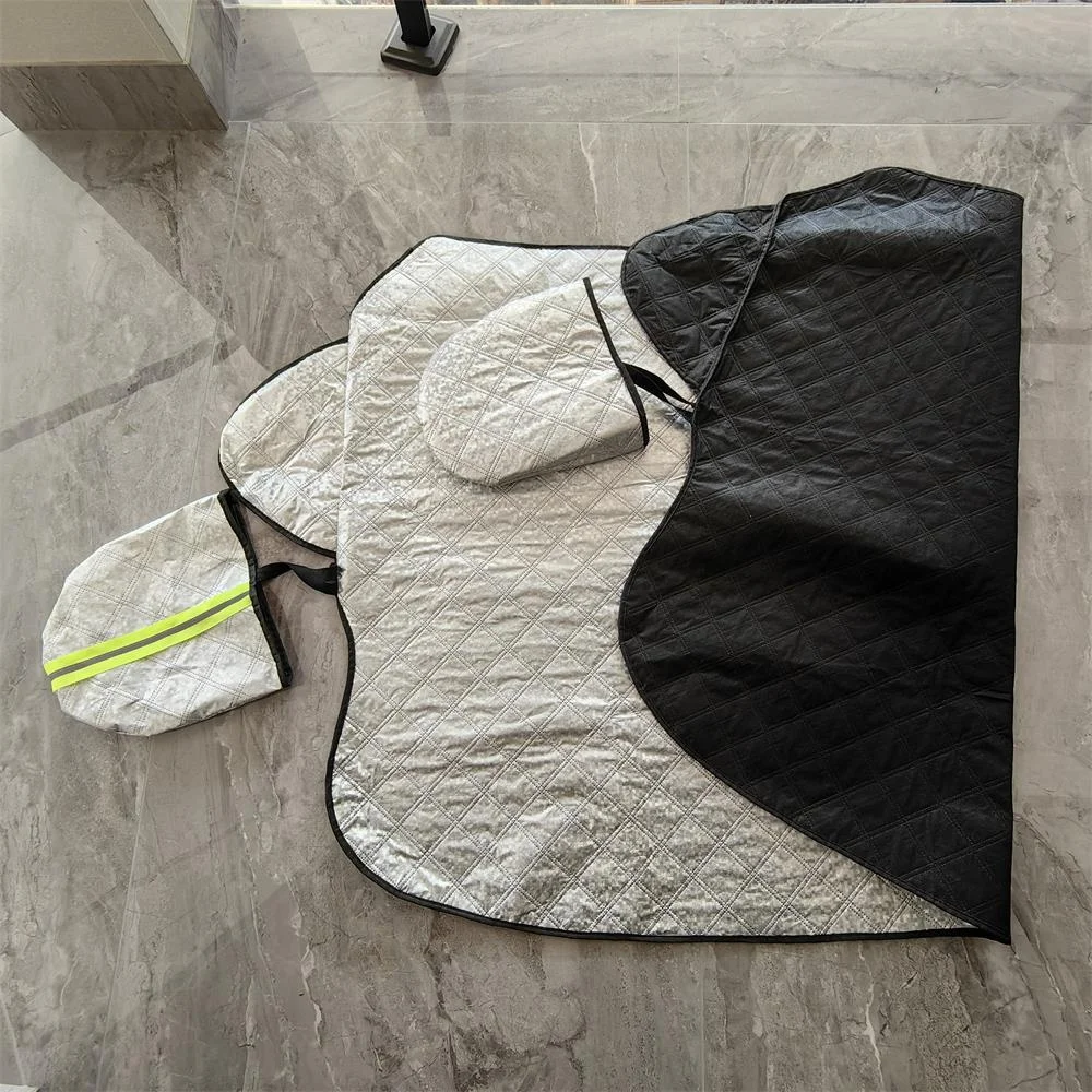 Green reflective bar antifreezing  frostproof waterproof snowproof car front windshield sunshade snow cover