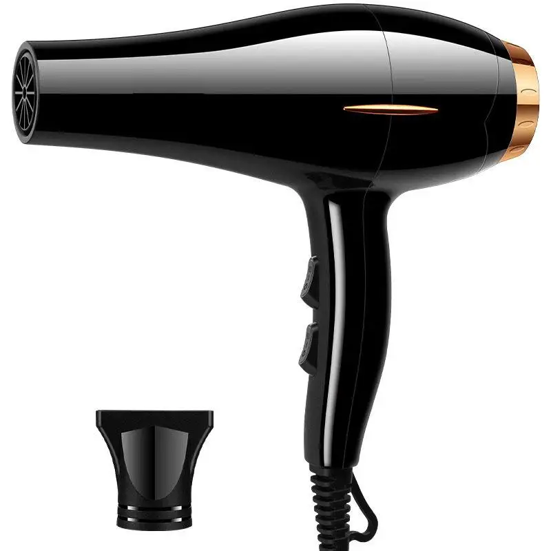 Professional Salon Hair Dryer,Powerful 2400W Fast Drying Low Noise Blow Dryer,Lightweight Hairdryer for Home Travel with Nozzle
