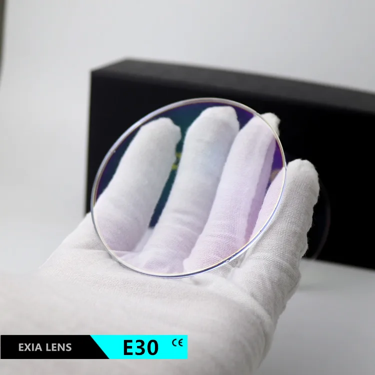 Прозрачные Линзы для очков EXIA E30 индекс HMC 1 56 без рецептурного основания кривая 4 5