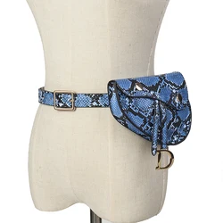 Snake Pockets Ladies Outdoor Sports Saddle Bag Mini Pockets Waist Bag