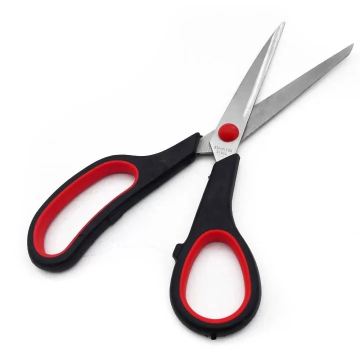 wholesale stationery Factory direct sales stainless steel household office paper cutting scissors