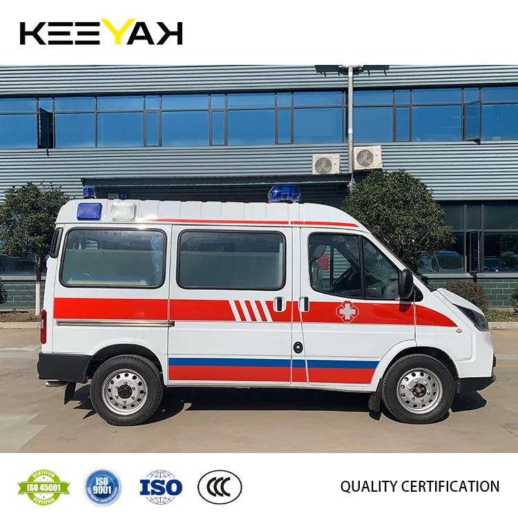 Jmc 4*2 китайский автомобиль скорой помощи госпиталь перевезти по инвалидности 85 кВт фургон 6 евро для продажи