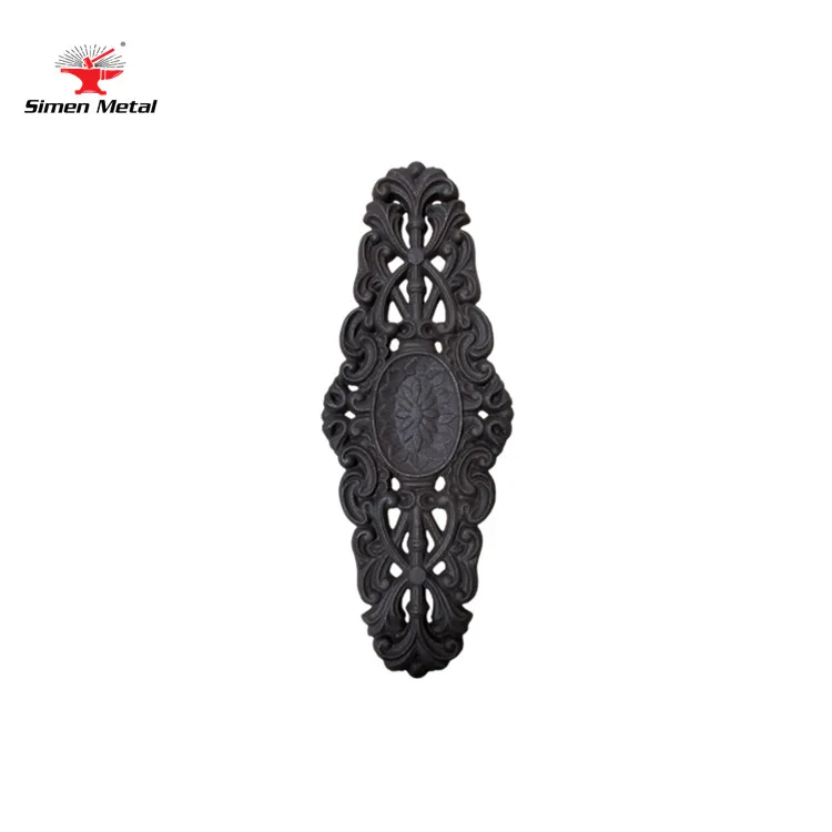 cast fence ornaments metal gate decoration wrought iron flowers & leaves