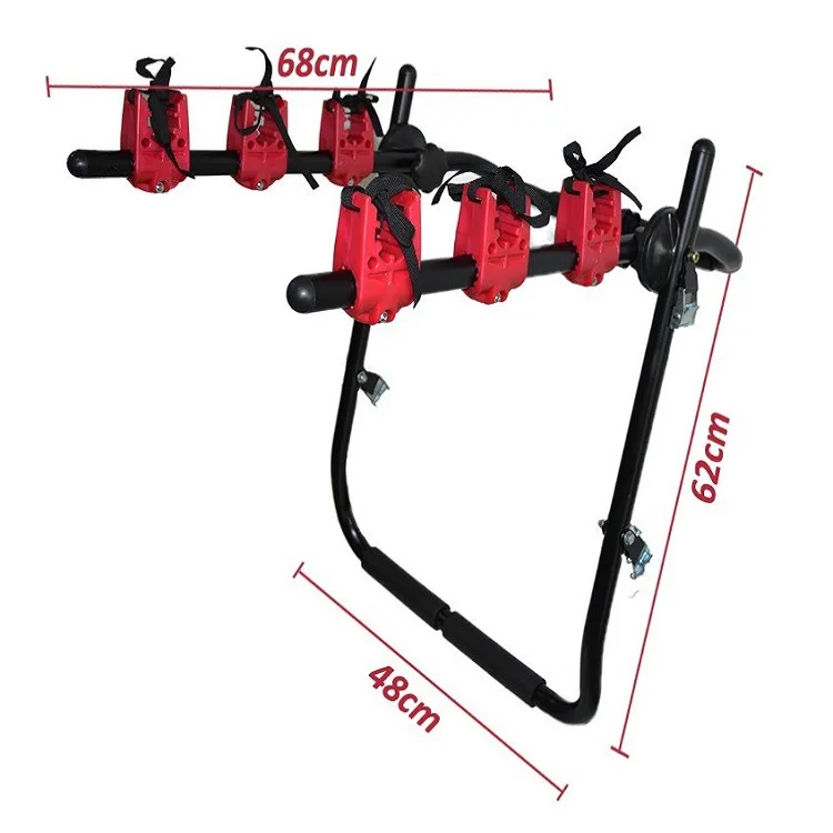 High Quality Car Bicycle Bike Rear Back Parking Rear Suspension Rack Car Hitch 3 Bicycle E Bike Luggage Carrier Rack Stand