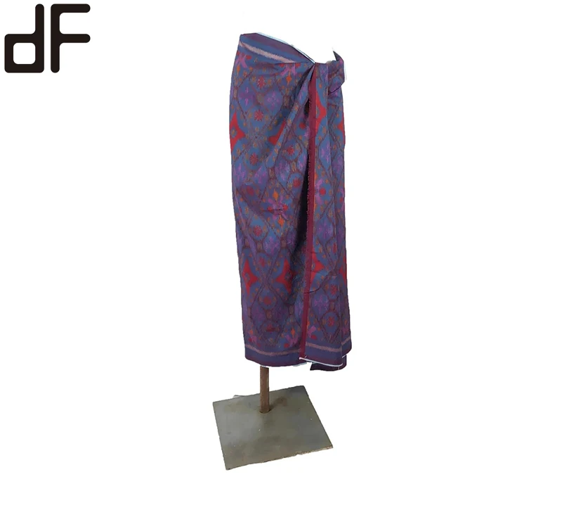 Islamic Clothing Wholesale Cotton Rayon Sarong In Bali Custom Brand New Beach Wrap Printed Sarong Pareo From Indonesia