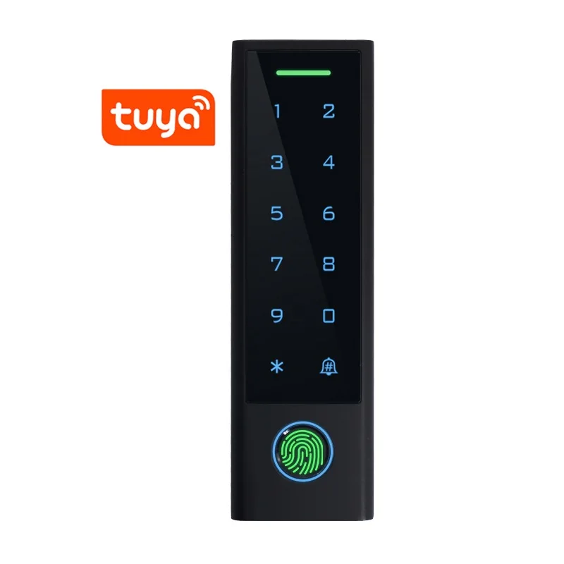 Secukey Plastic Cheap Waterproof IP66 Tuya APP Ble Touch Keypad Access Controller, Door Entry Access Control Fingerprint Locks