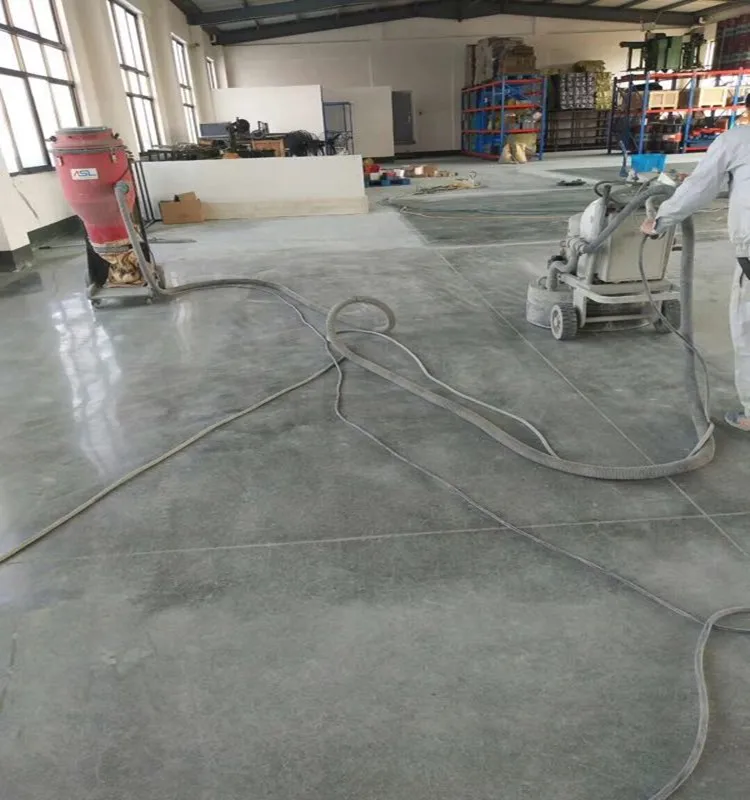 ASL750-T9 hand operated concrete floor grinder with vacuum cleaner from shanghai manufacture
