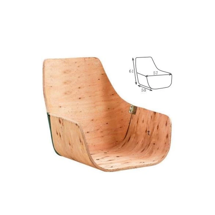 New style product Customized curved board Bent plywood chair parts for recliner chair in high quality