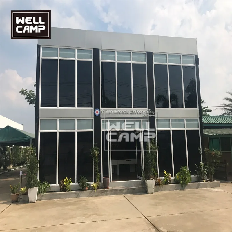 Wellcamp современные сборные дома по доступной цене съемный контейнерный дом дизайн для офисного здания