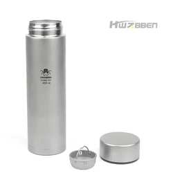 Ti803 Outdoor Camping Titanium Drinking Bottle Lightweight Anti Rust Titanium Thermos Cup