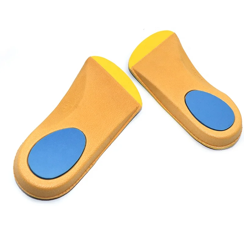 3/4 Running Soccer Silicone Footfore Comfortable Insoles Sport Plantar Fasciitis Gel Cushion Pu Arch Support Orthotics Insole