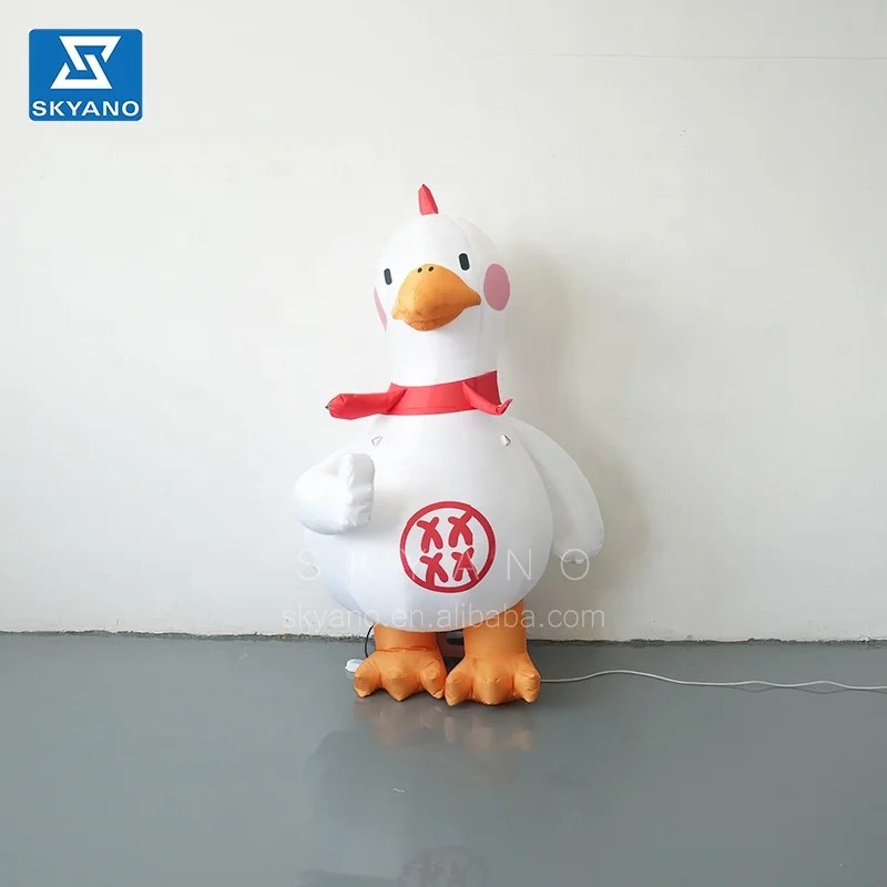Custom Inflatable Cartoon Goose Mascot Duck Animal Inflatable Model Customized Mascot Character