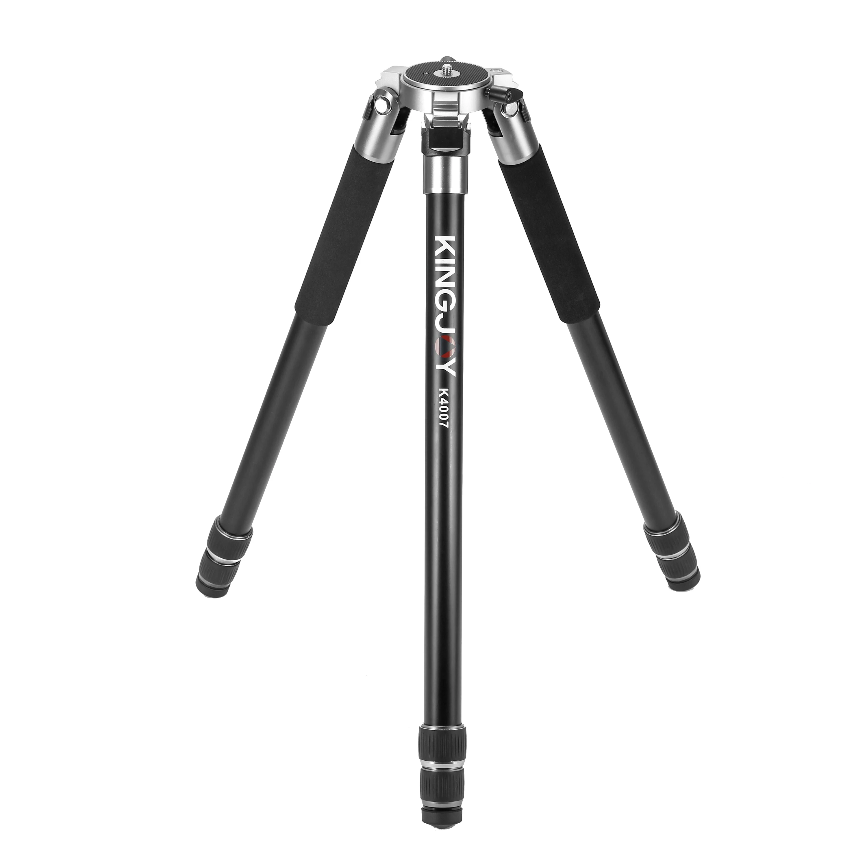 Big heavy duty carbon fiber tripod Kingjoy K4007 professional video camera tripods