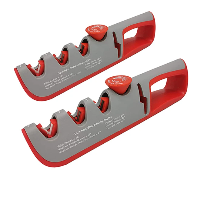 Wholesale Adjustable Blade 3 Stage Diamond Sharpening Accessories 3-Stage Knife Sharpener