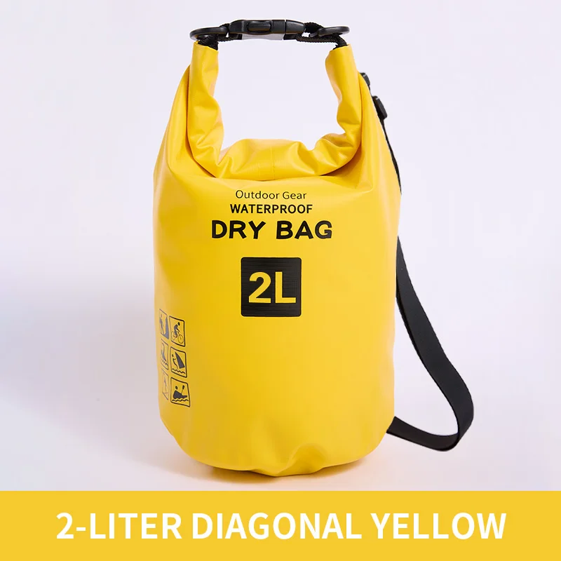 Sinodiving 500D Waterproof Swimming Bag Dry Sack 2/5/10/15/20/30L Waterproof Floating Dry Gear Bags For Boating Fishing Rafting