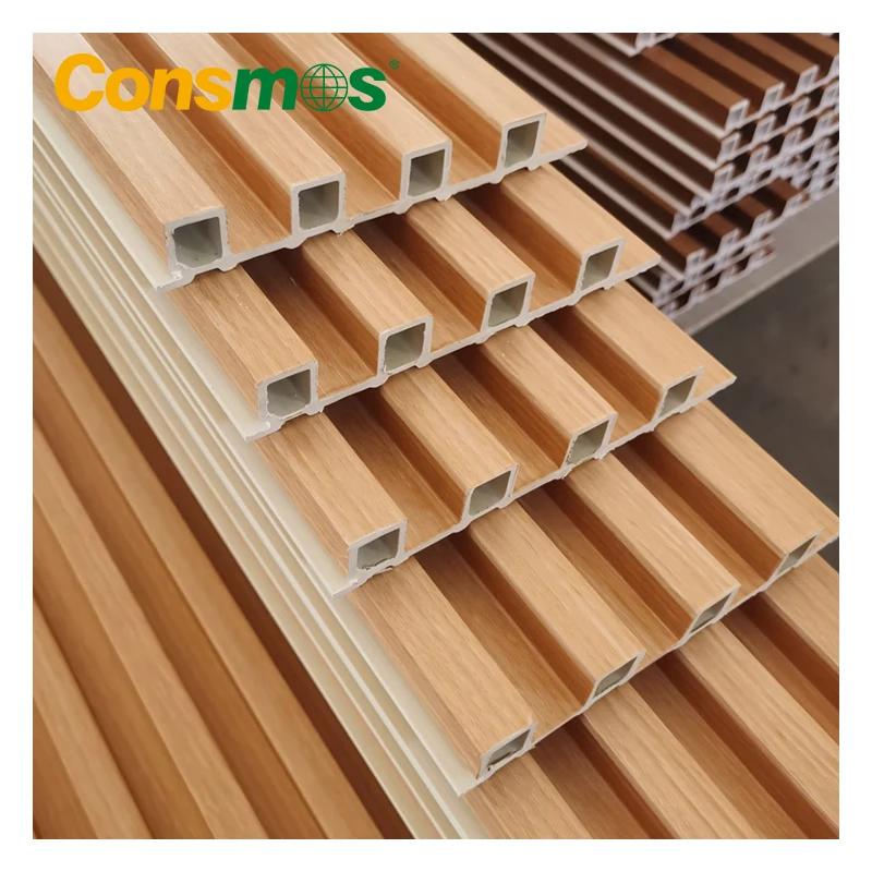 China Wholesale Popular Waterproof WPC Wood Plastic Composite Acoustic Indoor Decoration Wall Panel Ceiling