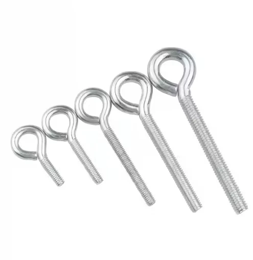 Custom Stainless Steel Sheep Eye Thread Closed Hook Ring Screw Eye Bolt for Industry Metric Measurement System