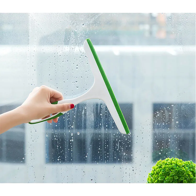Скребок для мытья окон в ванной комнате мягкий пластиковый стеклоочиститель дома