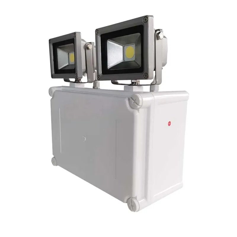 IP65 High lumen Rechargeable Twin Spot Led Emergency Light