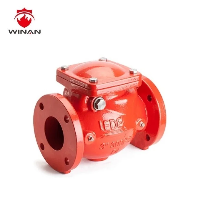 Certificated 6 Inch Swing Check Valve For Fire Fighting Products