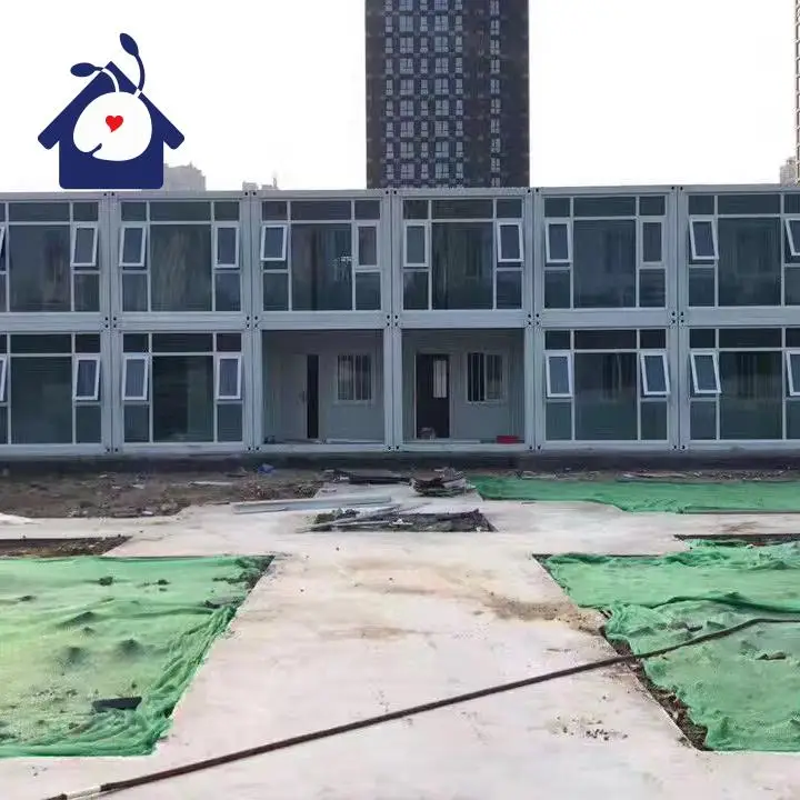 china manufacturer low cost prefabricated structure modular prefab modern glass houses container hotel rooms  20ft 40ft