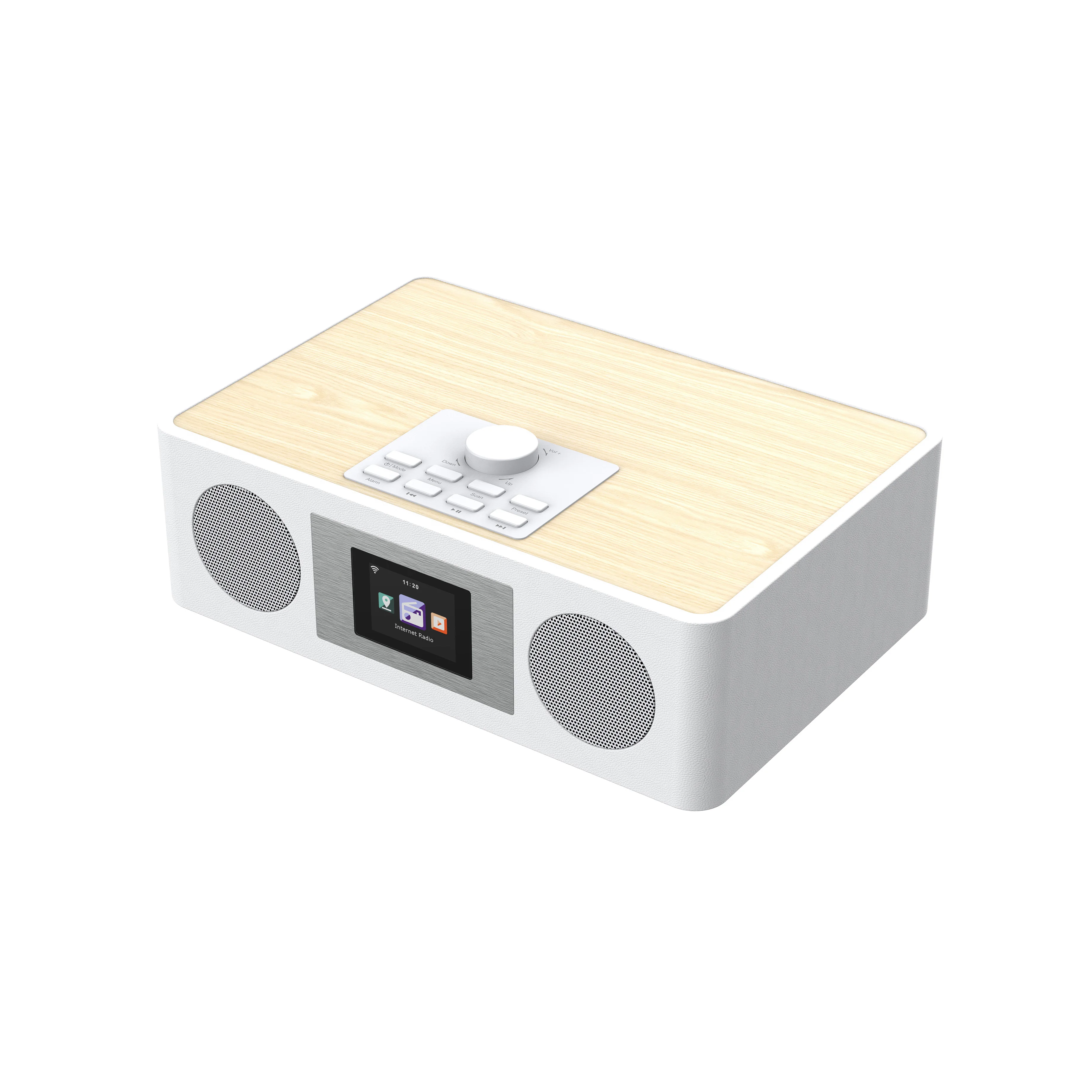 Internet radio Wifi with DAB FM BT and support TFT display radio projection alarm clock Remote control Speaker